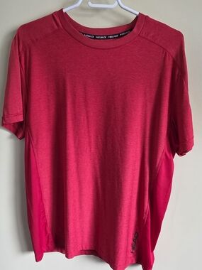 HEAD Men’s Red Performance Crew Neck T-Shirt Size M